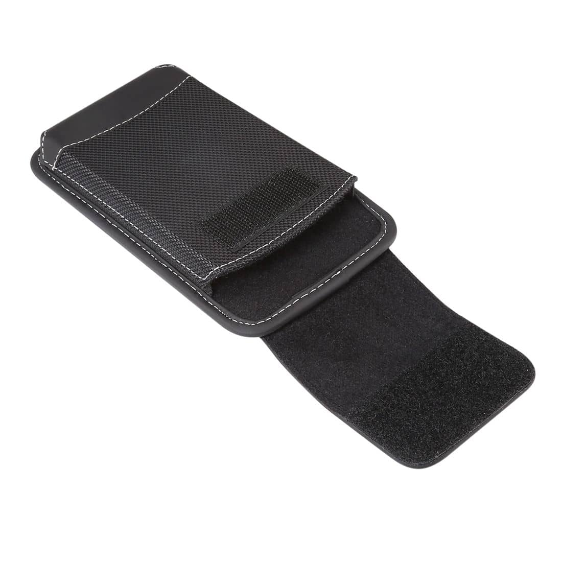 Belt Case Cover Vertical Design Leather and Nylon for Motorola Edge 60 Neo (2025)
