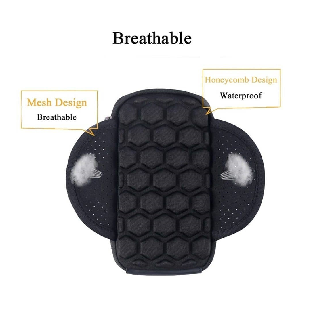 Waterproof Reflective Armband Case with 2 Compartments Sport Running Walking Cycling Gym for Vivo Y10 (2022)