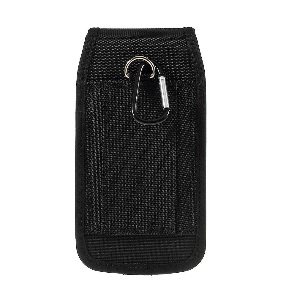 Case Cover Belt with Two Vertical and Horizontal Belt Loops in Nylon for Tecno Pop 3 Plus (2019) - Black