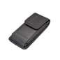  Belt Case Cover with Card Holder Design in Leather and Nylon Vertical for Vivo X60T Pro+ (2021)