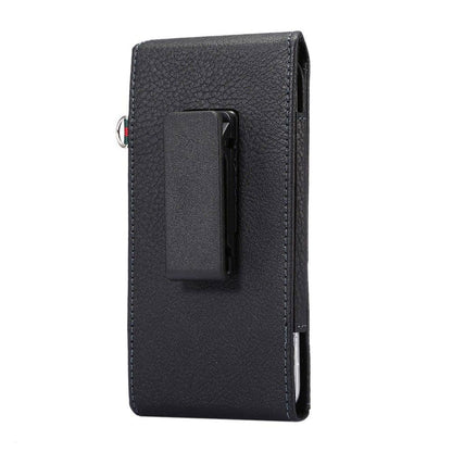 Synthetic Leather Belt Pouch Case with Card Holder and 360 Swivel Clip for POCO F5 PRO (2023)