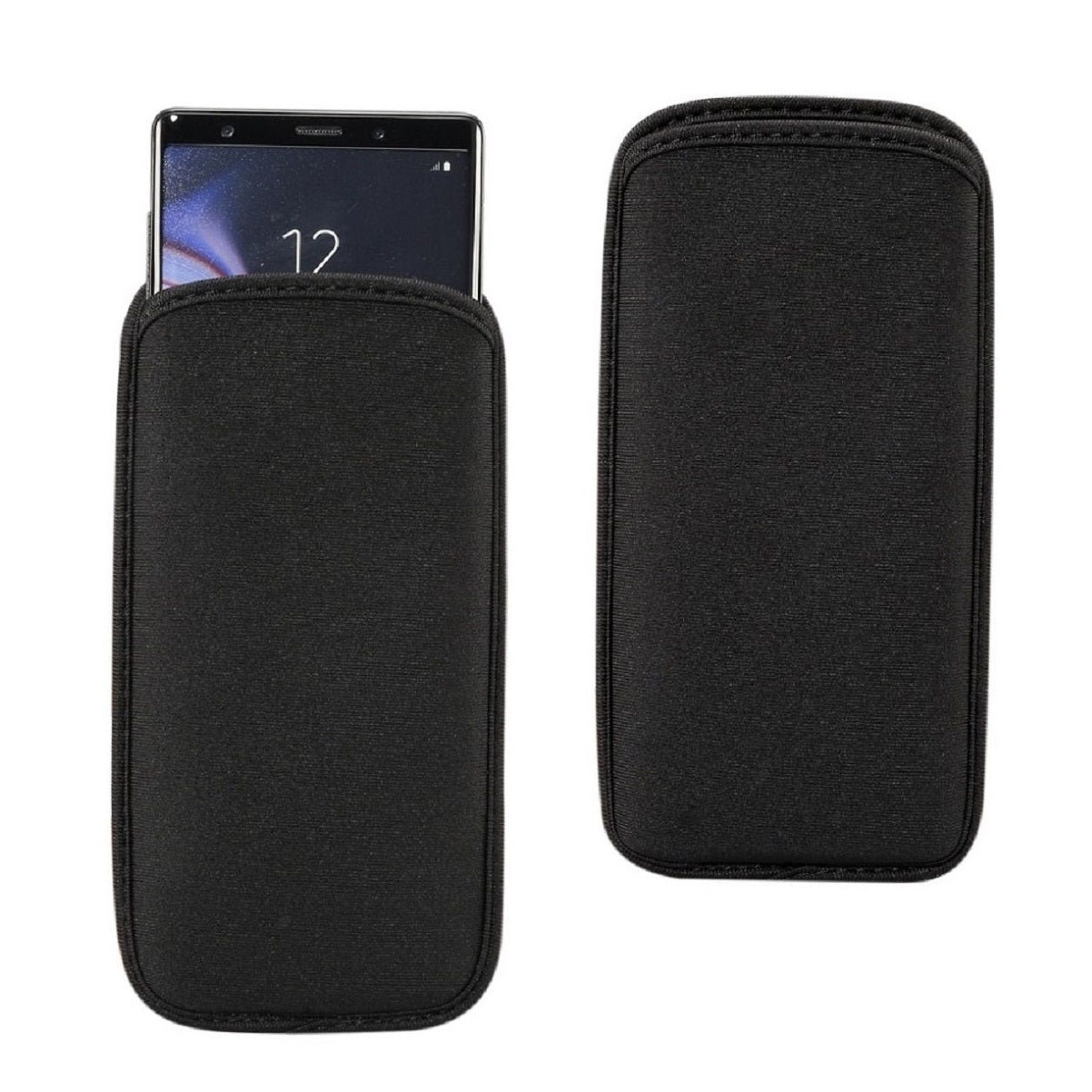 Neoprene Sock Sleeve Case for Smartphone Soft Shockproof Scratch Resistant Washable Hygienic Slim Slide-In Protection for Oukitel C2 (2025)