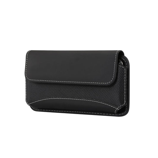 Horizontal Belt Pouch New Design Leather and Nylon for Huawei nova 10 Youth (2023)