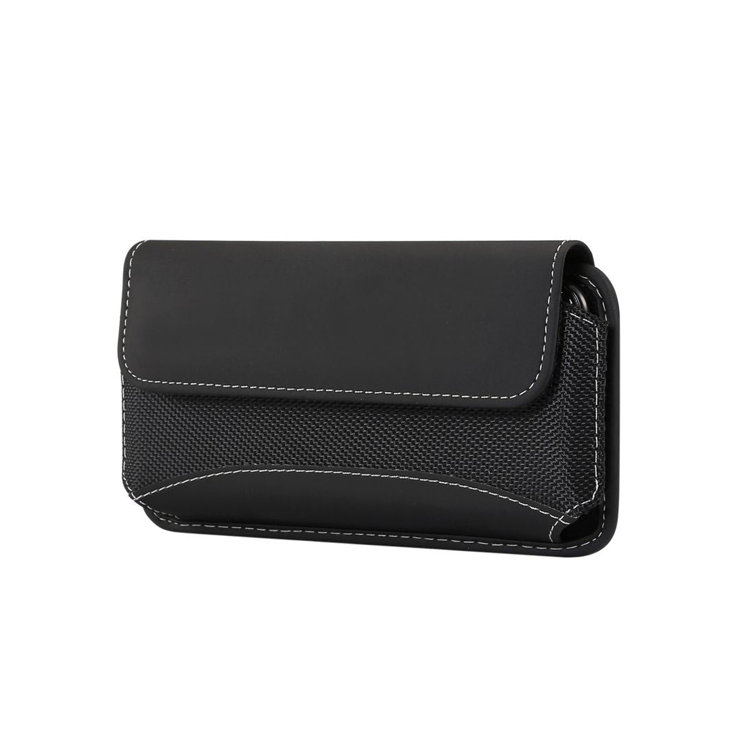 Horizontal Belt Pouch New Design Leather and Nylon for vivo T4 Ultra (2025)