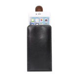 Magnetic Genuine Leather Holster Executive Case belt Clip Rotary 360 for Huawei P40 Lite E (2020) - Black