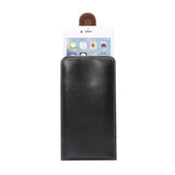 Magnetic Genuine Leather Holster Executive Case belt Clip Rotary 360 for LG K41S (2020) - Black