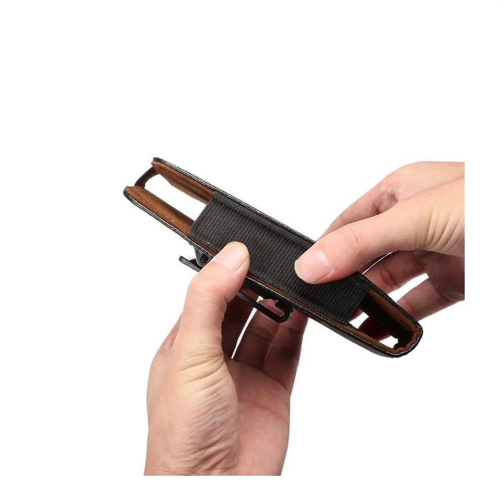 Genuine Leather Holster Executive Case belt Clip Rotary 360º Magnetic Closure for Zte Blade L9 (2021)