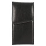 Magnetic leather Holster Executive Case belt Clip Rotary 360 for Assistant AS-601L Pro (2019) - Black