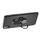 Holder Ring to Eliminate Anxiety Explodes the Plastic Bubbles with your Push Button and Rotates the Wheel for Motorola Moto G7 Optimo Maxx (2019) - Black