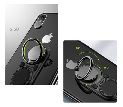 Holder Ring to Eliminate Anxiety Explodes the Plastic Bubbles with your Push Button and Rotates the Wheel for HTC Desire 19s (2019) - Black