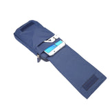 Multi-functional Belt Wallet Stripes Pouch Bag Case Zipper Closing Carabiner for BBK Vivo Y51s 5G (2020)