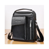 Bag Leather Waist Shoulder bag compatible with Ebook, Tablet and for MAXCOM COMFORT MM38D (2020) - Black