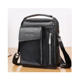 Bag Leather Waist Shoulder bag compatible with Ebook, Tablet and for DEXP B340 (2019) - Black
