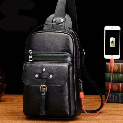 Backpack Waist Shoulder bag compatible with Ebook, Tablet and for Motorola G8 Power Lite - Black