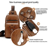 Backpack Waist Shoulder bag compatible with Ebook, Tablet and for SANTIN N1 (2019) - Black