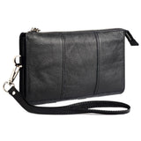 Exclusive Genuine Leather Case New Design Handbag compatible with Xiaomi Redmi Y3 (2019) - Black