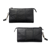 Exclusive Genuine Leather Case New Design Handbag compatible with LG Q70 (2019) - Black