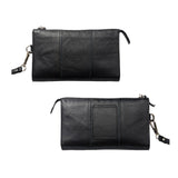 Exclusive Genuine Leather Case New Design Handbag compatible with MAXCOM COMFORT MM38D (2020) - Black