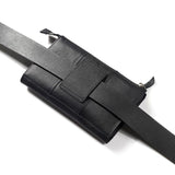 Exclusive Genuine Leather Case New Design Handbag compatible with BQ Mobile BQ-6424L Magic O (2020) - Black