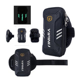 Waterproof Reflective Armband Case with 2 Compartments Sport Running Walking Cycling Gym for Telefunken S740