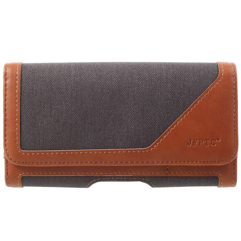 Case Metal Belt Clip Horizontal Design Textile and Leather for Xiaomi Poco X3 GT (2021)