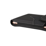 New Style Holster Case Cover Nylon with Rotating Belt Clip for Prestigio Muze J5 (2019) - Black