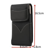 New Style Holster Case Cover Nylon with Rotating Belt Clip for LG LMQ720AM Stylo 5+ (2019) - Black