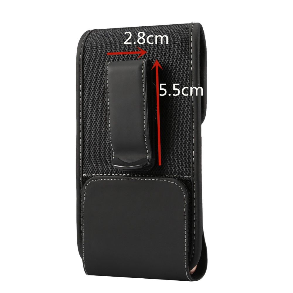 New Style Holster Case Cover Nylon with Rotating Belt Clip for WALTON Primo G9 (2019) - Black