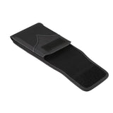 New Style Holster Case Cover Nylon with Rotating Belt Clip for LG LMX210LMW W Series W10 Alpha (2020) - Black