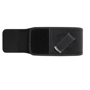 New Style Holster Case Cover Nylon with Rotating Belt Clip for Kyocera Otegaru 01 (2019) - Black