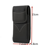 New Style Holster Case Cover Nylon with Rotating Belt Clip for LG Q9 One (2019) - Black