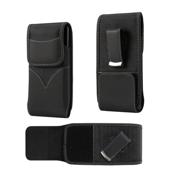 New Style Nylon Belt Holster with Swivel Metal Clip for VESTEL VENUS E3 (2018)