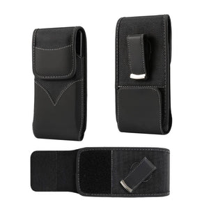 New Style Nylon Belt Holster with Swivel Metal Clip for TELENOR INFINITY E5 PRO (2020)