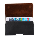 Case Belt Clip Genuine Leather Horizontal Premium for Samsung Galaxy S20+ (2020) - Black