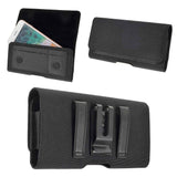 New Design Case Metal Belt Clip Horizontal Textile and Leather with Card Holder for Dcode Cygnal (2021)