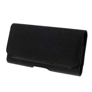 New Design Case Metal Belt Clip Horizontal Textile and Leather with Card Holder for Bbk Vivo Y32 (2021)