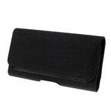 New Design Case Metal Belt Clip Horizontal Textile and Leather with Card Holder for WINGS MOBILE W6 (2020)