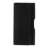 New Design Case Metal Belt Clip Horizontal Textile and Leather for Realme 3 MT6771 (2019) - Black