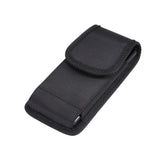 Belt Case Cover Nylon with Metal Clip New Style Business for Huawei P20 Lite (2019) - Black