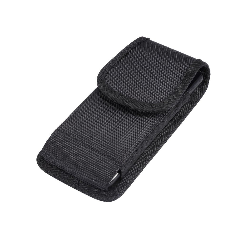 Nylon Belt Holster with Metal Clip and Card Holder for Samsung Galaxy A54 (2023)