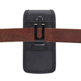 Belt Case Cover Nylon with Metal Clip New Style Business for BBK Vivo S1 (2019) - Black