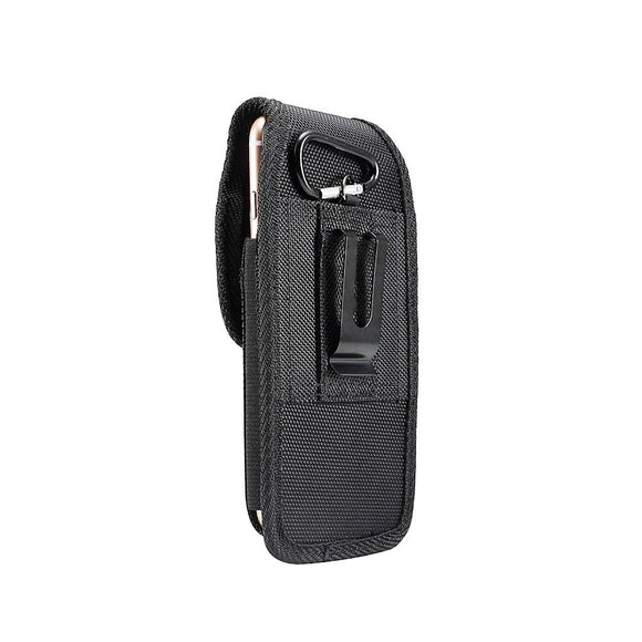 Nylon Belt Holster with Metal Clip and Card Holder for Ulefone Armor Mini 2 (2021)