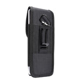 Nylon Belt Holster with Metal Clip and Card Holder for T-Mobile T Phone Pro 5G (2022)
