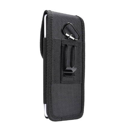 Nylon Belt Holster with Metal Clip and Card Holder for Lava Yuva 2 Pro (2023)