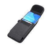 Nylon Belt Holster with Metal Clip and Card Holder for OPPO A56S (2023)