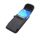 Nylon Belt Holster with Metal Clip and Card Holder for Realme Narzo 30A (2021)