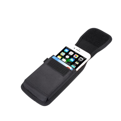 Belt Case Cover Nylon with Metal Clip New Style Business for Nokia 6.2 (2019) - Black