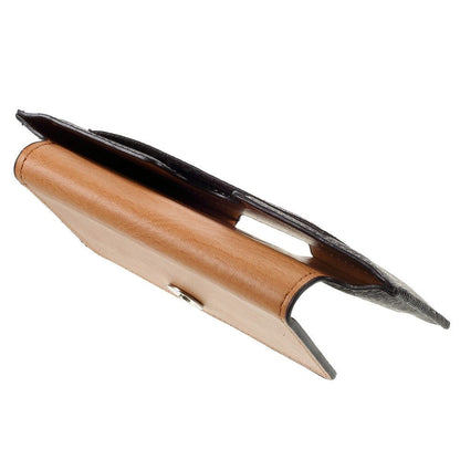 Leather Horizontal Belt Clip Case with Card Holder for UMi Hammer - Black