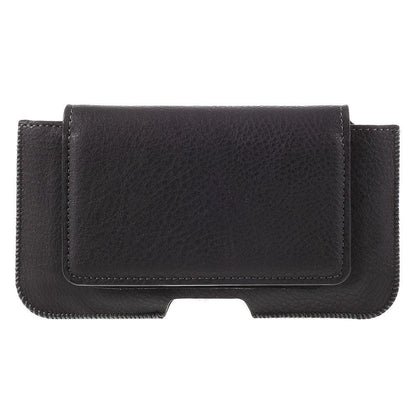 Leather Horizontal Belt Clip Case with Card Holder for Asus ZenFone Live (L1) ZA550KL - Black