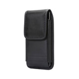  Belt Case Cover with Card Holder Design in Leather and Nylon Vertical for Samsung Galaxy A Quantum (2020)